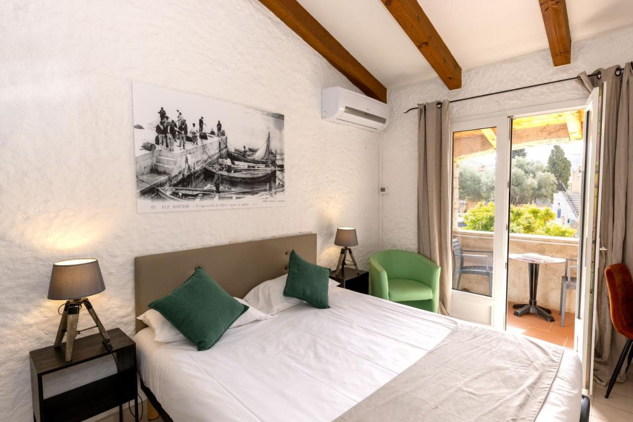 Hotel Casa Rossa & Spa LʼÎle-Rousse Exteriér fotografie